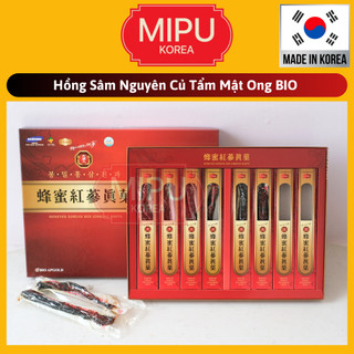 Sâm củ tẩm mật ong bio hàn quốc 240g x hộp 8 củ cao cấp
