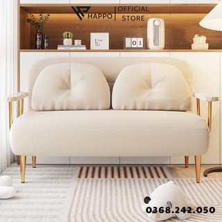 Giường Sofa Đám Mây Gấp Gọn 2in1 Khung Thép Chắc Chắn, Ghế Sofa Giường Đa Năng Chất Vải Nhung Cao Cấp Hapo