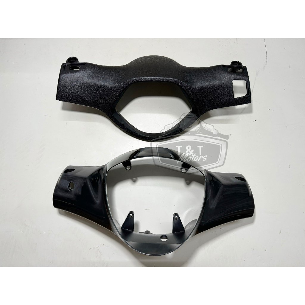 Ốp pha trước + sau Piaggio Liberty 2V - 2V ie - 3V ( ốp trước màu mộc - ốp sau nguyên bản đen sần )