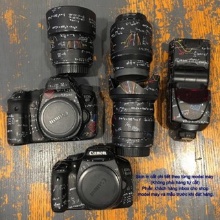 SKIN MÁY ẢNH Miếng dán máy ảnh hình theo yêu cầu cho Canon Nikon LG Fujifilm Sony.. IB model xem thêm mẫu và order
