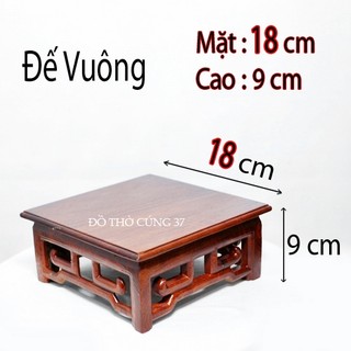Đế gỗ hương để tượng phật , bát hương