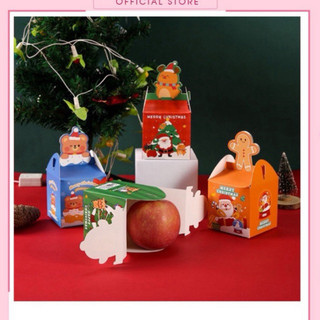  Hộp Đựng Quà noel cho bé yêu , hộp quà giấy giáng sinh nhiều màu sắc.