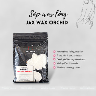 Sáp tẩy lông nóng dạng hạt Jax Wax Orchid 500g dạng hạt - lấy đi tận gốc nang lông mà không đỏ rát