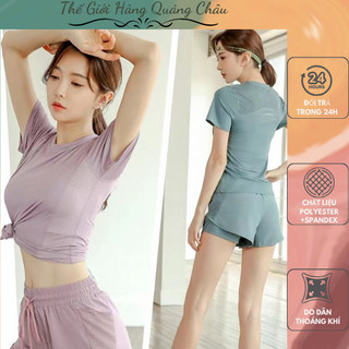 Đồ Tập GYM YOGA hàng quảng châu cao cấp - chất loại 1 -có giãn 4 chiều - thấm hút mồ hôi - thông hơi bao (BT01)
