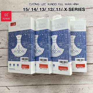 [Hỏa Tốc HCM] Cường lực XUNDD Full màn hình iPhone 15/14/13/12/11/X SERIES Nguyên seal, Nguyên hộp