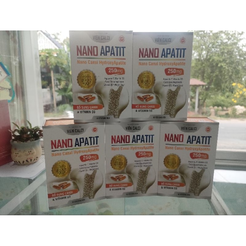 VIÊN CALCI NANO APATIT  Nano Canxi HydroxyApatite