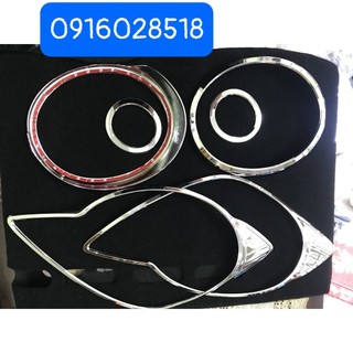 Bộ ốp đèn pha hậu spark 2007 2008 2009 2010 mạ loại đẹp, nẹp sườn, ốp tay hõm spark