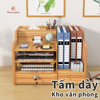 Tủ đựng đồ DREAMOFLOVE, Kệ để bàn học đựng đồ dùng học tập, Tủ nhựa có ngăn kéo chống bụi hiệu quả decor bàn làm việc