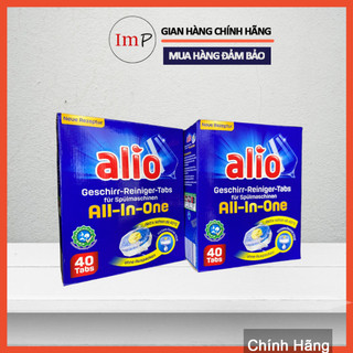 Combo Viên nén rửa chén Alio All in one 80 viên dành cho máy rửa bát - Hàng Đức - Ít mùi  - ImP