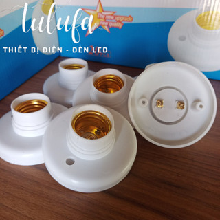 Đui đèn E27 ốp trần ốp tường Hinoki