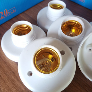 Đui đèn E27 ốp trần ốp tường Hinoki