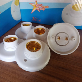 Đui đèn E27 ốp trần ốp tường Hinoki
