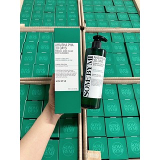 Sữa Tắm Giảm Mụn Lưng Some By Mi AHA BHA PHA 30 Days Miracle Acne Clear Body Cleanser 400ml