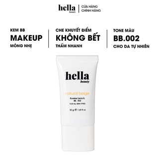 Kem nền BB makeup mỏng nhẹ giữ màu hiệu quả Hella Beauty 50g
