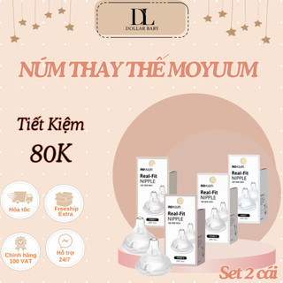 Núm ty thay thế bình sữa Moyuum