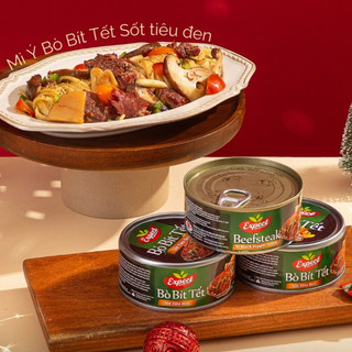 Bò Bít Tết Sốt Tiêu Đen EXPECT 150G - Đồ hộp Hạ Long