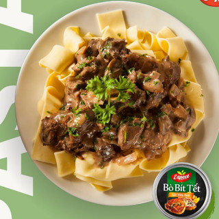 Bò Bít Tết Sốt Tiêu Đen EXPECT 150G - Đồ hộp Hạ Long