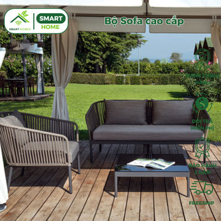 Bộ sofa SmartHomes cao cấp dùng quán cafe sân vườn decor phòng ngủ phòng khách sang trọng