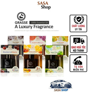 Grasse - Mẫu mới 2024 - Nước hoa ô tô Hàn Quốc 100% tinh dầu tự nhiên, BullSone Hàn quốc