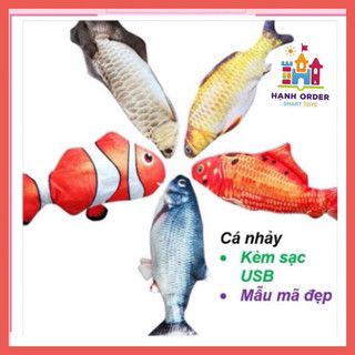 [ Rẻ Vô Địch ] Cá Nhảy Sạc Điện - Đồ Chơi Cá Nhảy Sạc Điện Vỗ Mông Cho Bé Hot TikTok.