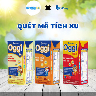Lẻ Sữa Pha Sẵn Oggi VitaDairy Gold/Vani/Váng Sữa - Vỉ 4 Hộp