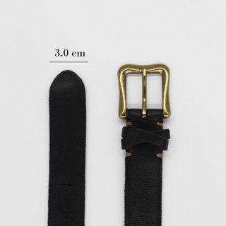 Thắt lưng da thật fullgrain handmade cao cấp Aaa Jeans bản 3cm