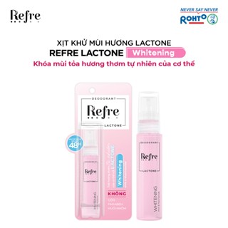Xịt khử mùi, khóa mùi tỏa hương thơm tự nhiên cơ thể Refre Lactone Whitening 30ml