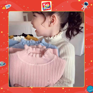 Áo len tăm cổ bèo nhiều màu cho bé gái cao 90-140cm, nặng 10-30kg (N01247)