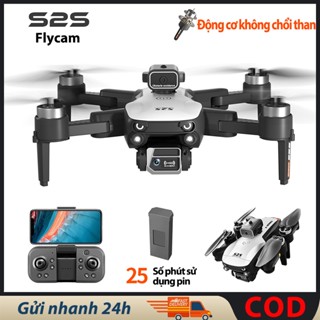 Máy Bay mini Flycam S2S Max,Drone Camera kép HD,Điều chỉnh ống kính từ xa,Động cơ không chổi than,Bay đầm ổn định