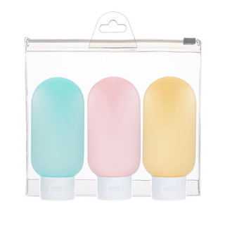Set 3 chai chiết mỹ phẩm silicon du lịch 60ml