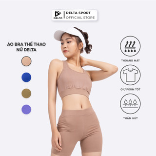 Áo bra thể thao nữ DELTA R20 RBR002W vải Visco, thấm thoát mồ hôi nhanh cho tập yoga, gym,chạy bộ