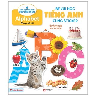 Sách - bé vui học tiếng anh cùng sticker - alphabet - bảng chữ cái