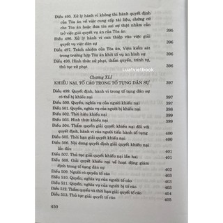 Sách Bộ Luật Tố Tụng Dân Sự (Hiện Hành) (Sửa đổi, bổ sung năm 2019,2020,2022,2023)