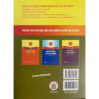 Sách Bộ Luật Tố Tụng Dân Sự (Hiện Hành) (Sửa đổi, bổ sung năm 2019,2020,2022,2023)