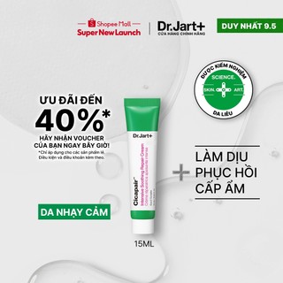 Kem dưỡng ẩm phục hồi làm dịu chuyên sâu Dr.Jart+ Cicapair Intensive Soothing Repair Cream | Da khô nhạy cảm