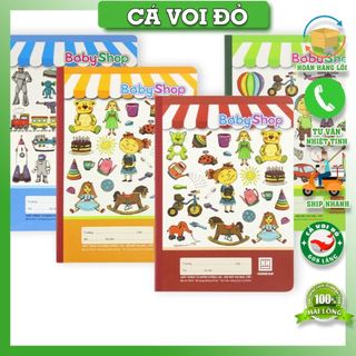 Vở 4 ô ly hồng hà quyển 48 trang babyshop 0518