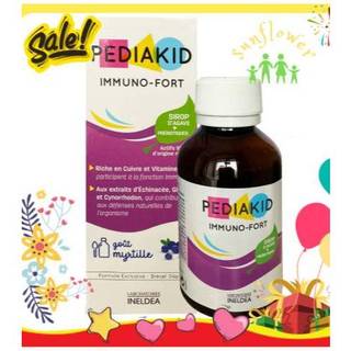Vitamin cho bé tăng cường sức đề kháng cho trẻ từ sơ sinh đến người lớn Pediakid Immuno Fort của Pháp