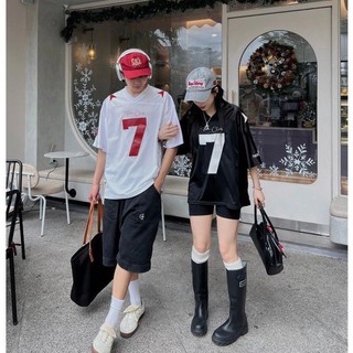 Áo Thun Thể Thao Số 7 Calem Club Form Rộng Tay Lỡ Áo Phông Bóng Đá Unisex Local Brand