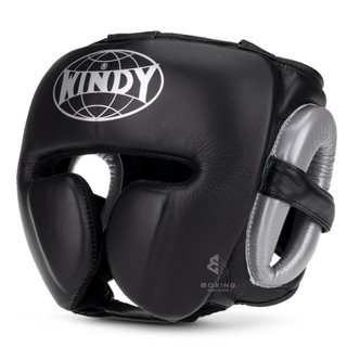 Nón bảo hộ đầu Windy Leather Mexican - Black/Silver