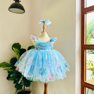 Váy công chúa, đầm công chúa elsa xinh yêu cho bé gái