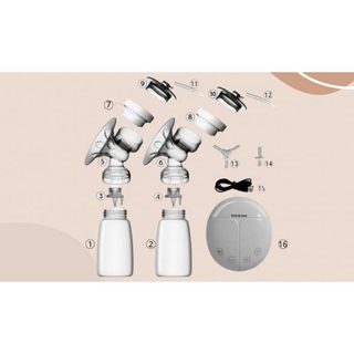 5 Máy Hút Sữa Điện Đôi Real Bubee kích sữa, hút êm
