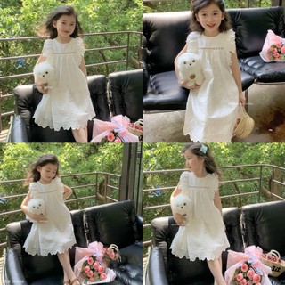 Váy bé gái Melisa cánh tiên phối ren ngực