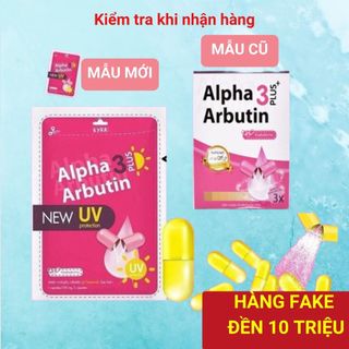 Viên kích trắng Alpha Arbutin 3 Plus 10 viên Thái Lan