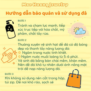[Tự nhiên 100%] Hạt xà cừ Lab_rado_rite - MH661 MOCHUONG JEWELRY