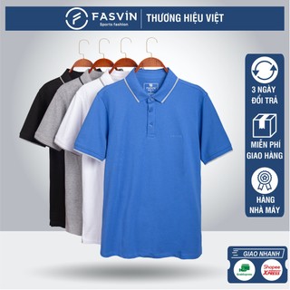 Áo thun polo nam Fasvin PL20235.SG thể thao nam chất mẻ co giãn tốt
