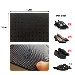 Dán đế giày chống trượt, miếng cao su chống mòn khổ 30x40cm