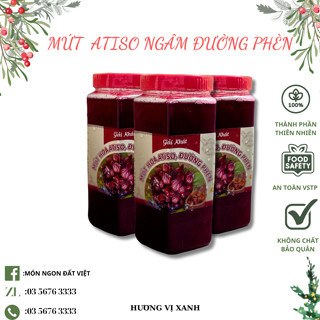 Mứt hoa atiso ngâm đường phè, mứt cốt atiso giải khát, làm đẹp da thức uống dinh dưỡng thiên nhiên 1kg - Hương Vị Xanh