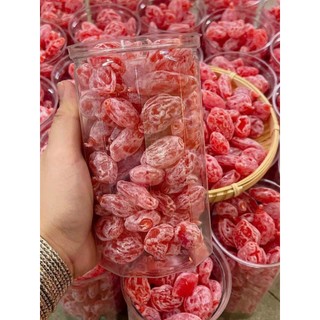 100gr xí muội đào hồng bao tử không hạt chua ngọt