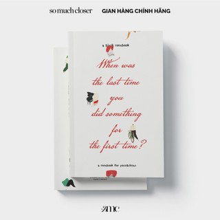 Sổ trắng so much closer A BLANK NOTEBOOK (nhiều mẫu, size S: 11cmx17cm)