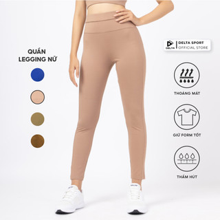 Quần legging nữ DELTA R20 RLE001W chất liệu Visco thoáng mát, co giãn tốt hợp hoạt động thể thao
